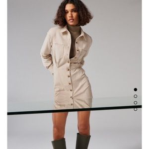 Brand new Zara faux suede dress